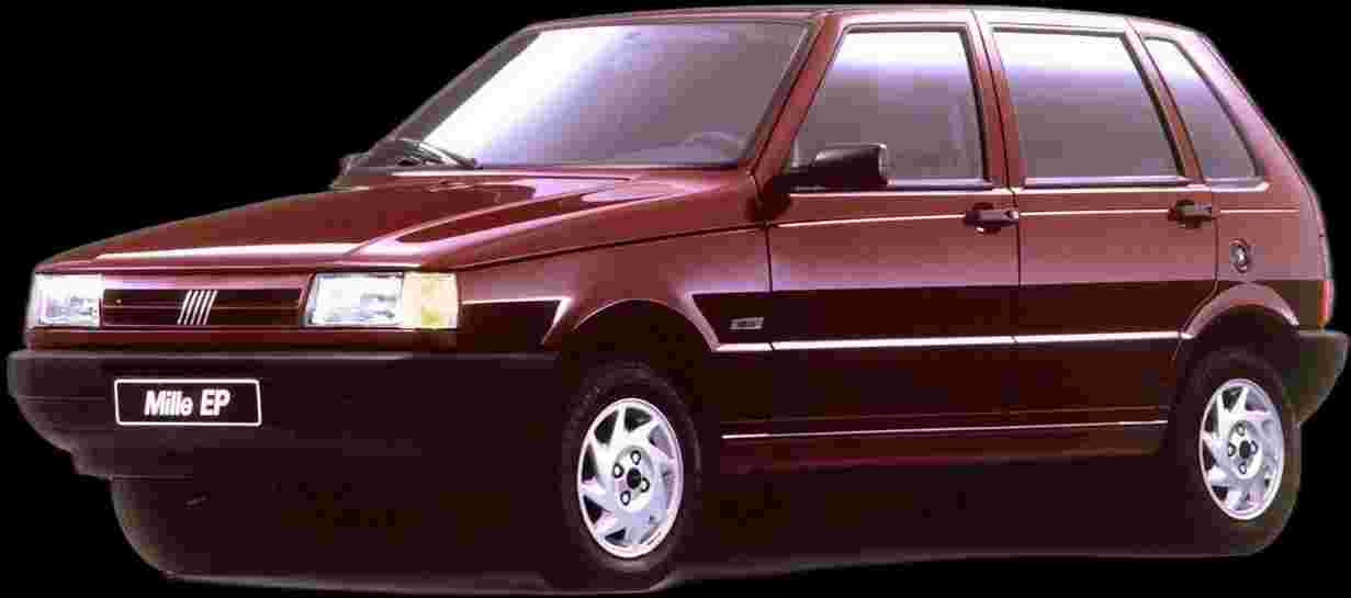 Fiat Uno Mille EP 2p e 4p - 1996 - Gasolina