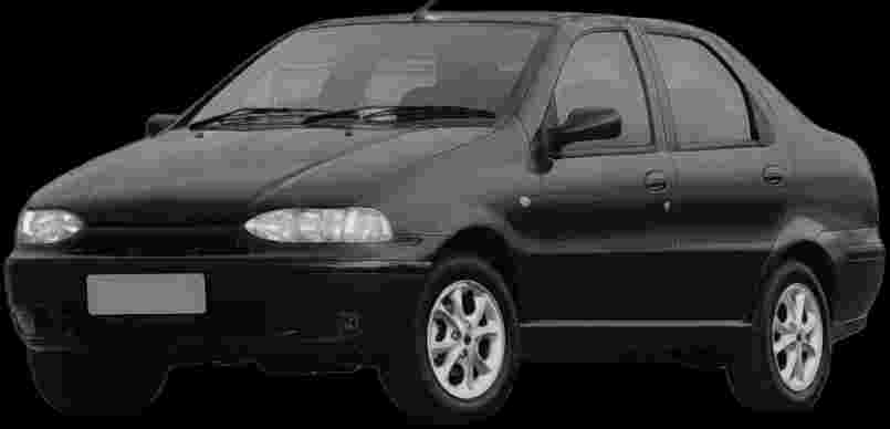 Fiat Siena ELX 1.6 mpi 8V/16V 4p - 1998 - Gasolina