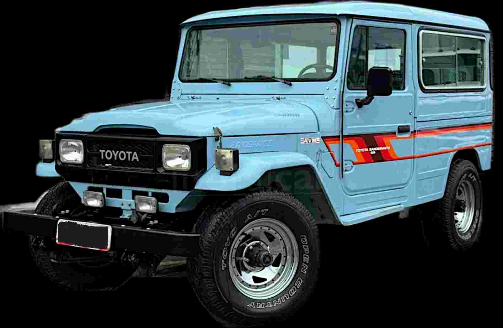 Toyota Band.Jipe Cap.de Aço Chas. Longo Diesel - 1990 - Diesel