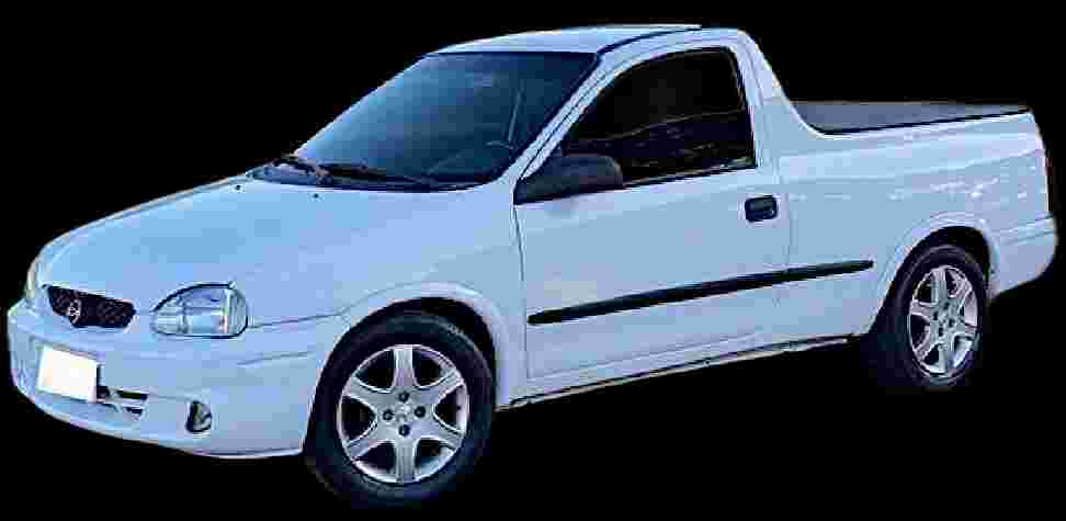 GM - Chevrolet Corsa Pick-Up GL/ Champ 1.6 MPFI / EFI - 1998 - Gasolina