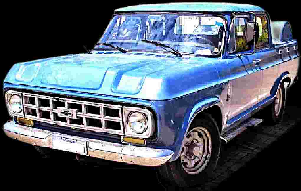 GM - Chevrolet C-10 De Luxe CD 2.5/ 4.1 - 1989 - Gasolina