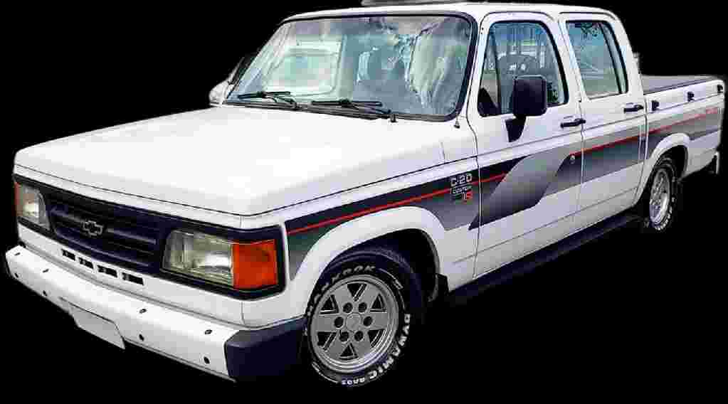 GM - Chevrolet C-20 Custom De Luxe CD 4.1 - 1992 - Gasolina