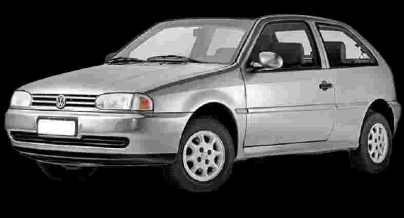 VW - VolksWagen Gol GL 1.8 Mi 2p e 4p - 1997 - Álcool