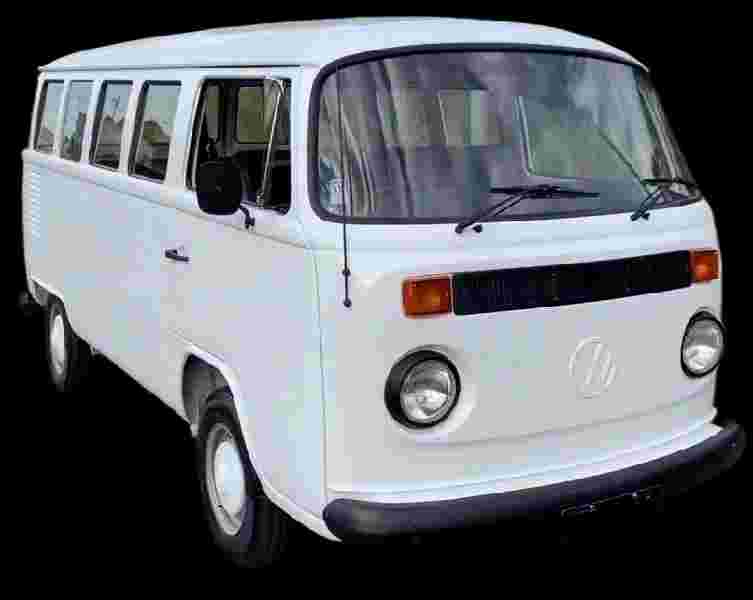 VW - VolksWagen Kombi Standard/ Luxo/ Série Prata - 1986 - Gasolina