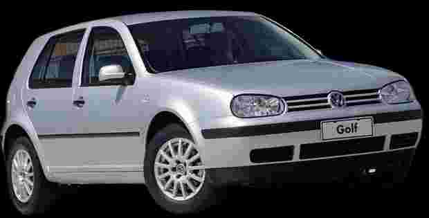 VW - VolksWagen Golf 1.6Mi/ 1.6Mi Gener./Black & Silver - 1999 - Gasolina