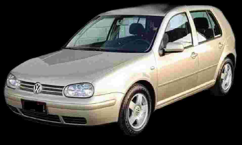 VW - VolksWagen Golf 1.6Mi/ 1.6Mi Gener./Black & Silver - 2001 - Gasolina