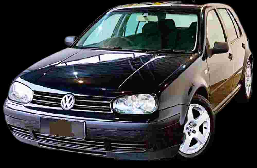 VW - VolksWagen Golf 2.0/2.0 T. Flex Mec.(Black & Silv) - 2006 - Gasolina