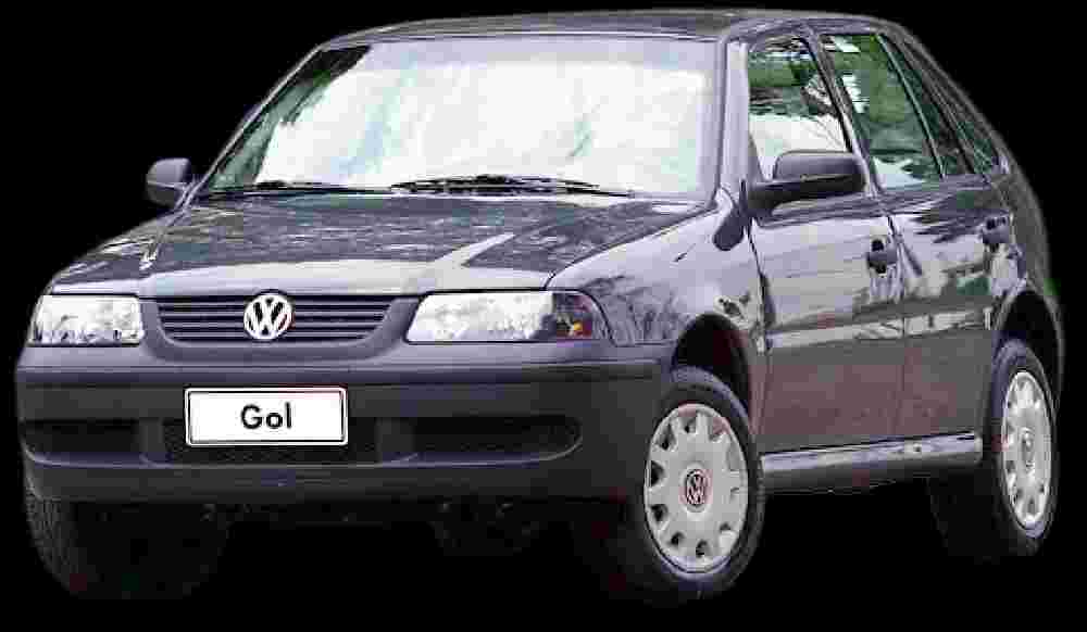 VW - VolksWagen Gol 1.0 Plus 8v 4p - 2003 - Álcool