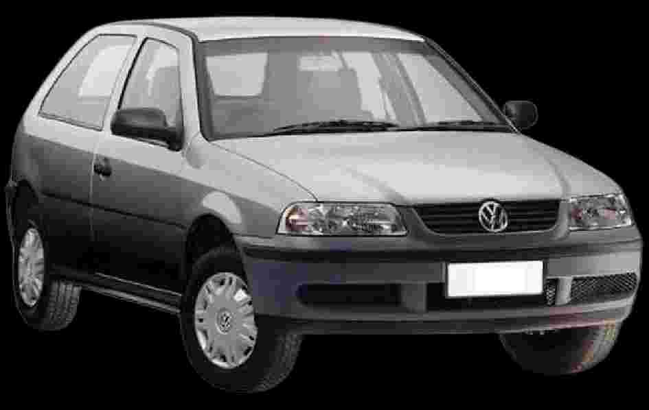 VW - VolksWagen Gol 1.0 Plus 8v 2p - 2002 - Álcool