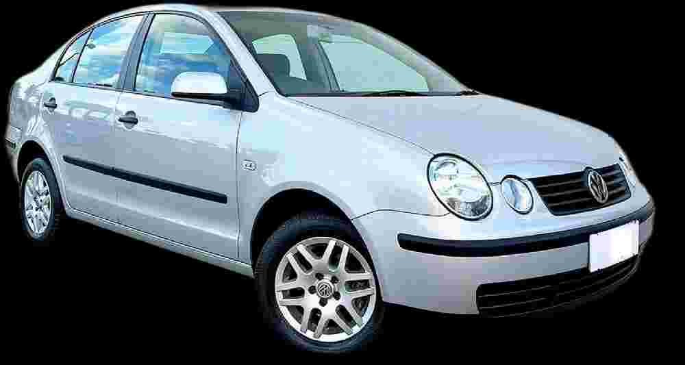 VW - VolksWagen Polo Sedan 1.6 Mi 101cv 8V 4p - 2004 - Gasolina