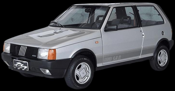 Fiat Uno 1.6R mpi / 1.6R / 1.5R - 1987 - Gasolina