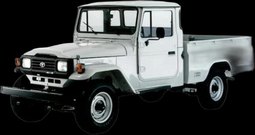 Toyota Band.Picape Chassi Curto Diesel - 1985 - Diesel