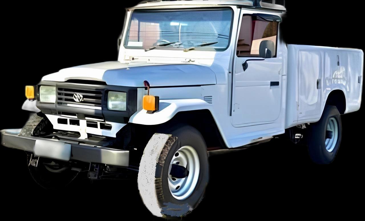 Toyota Band.Picape Chassi Longo Diesel - 1985 - Diesel