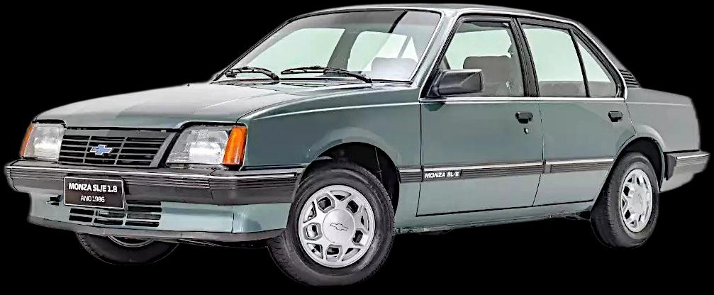 GM - Chevrolet Monza GL 1.8 EFI/ SL/ L/ 650/Barc. 2e4p - 1987 - Gasolina