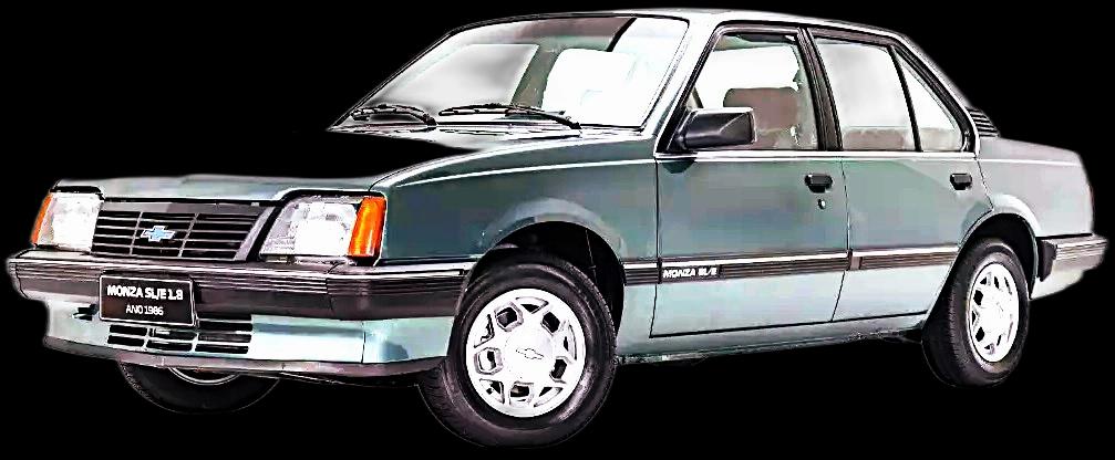 GM - Chevrolet Monza GL 1.8 EFI/ SL/ L/ 650/Barc. 2e4p - 1988 - Gasolina