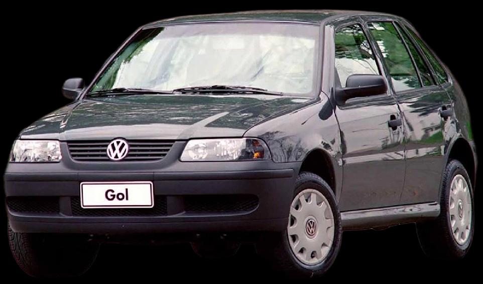 VW - VolksWagen Gol 1.6 Mi/ 1.6i 2p - 2002 - Álcool