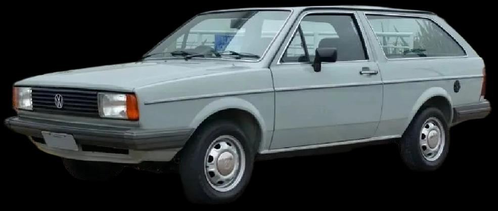 VW - VolksWagen Parati Plus/ LS/ S - 1986 - Gasolina