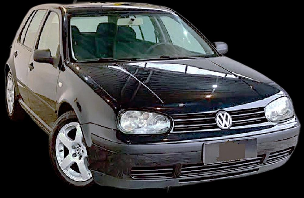 VW - VolksWagen Golf 2.0/2.0 T. Flex Mec.(Black & Silv) - 2005 - Gasolina