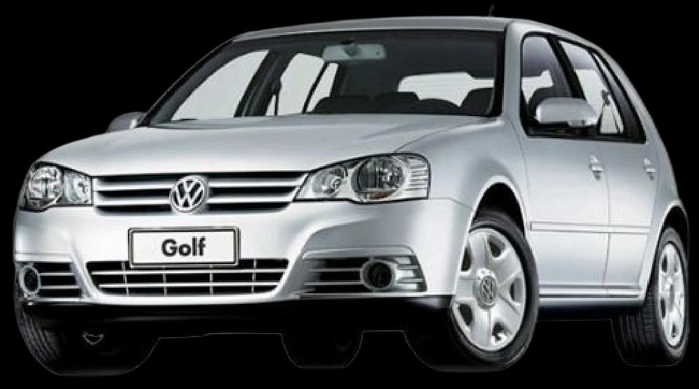 VW - VolksWagen Golf 2.0/2.0 T. Flex Mec.(Black & Silv) - 2011 - Gasolina